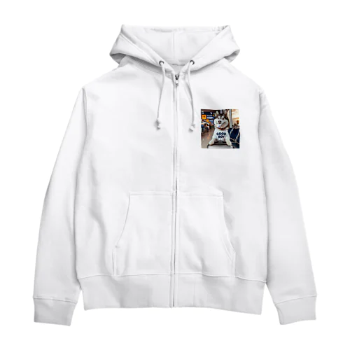 搭乗口を目指すGOOD BOY Zip Hoodie