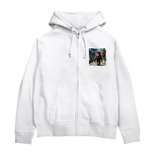 旅するサル Zip Hoodie