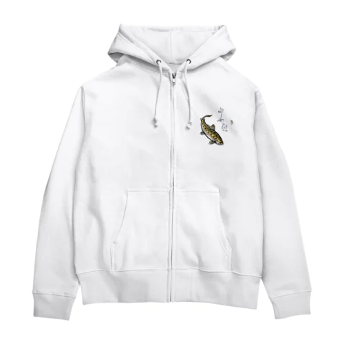 ヤマメ Zip Hoodie