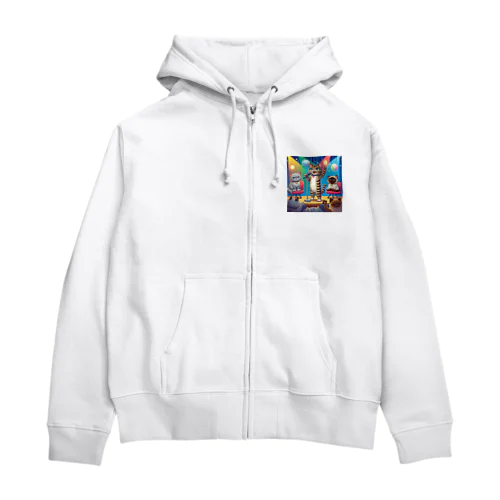 シンガーキャット Zip Hoodie