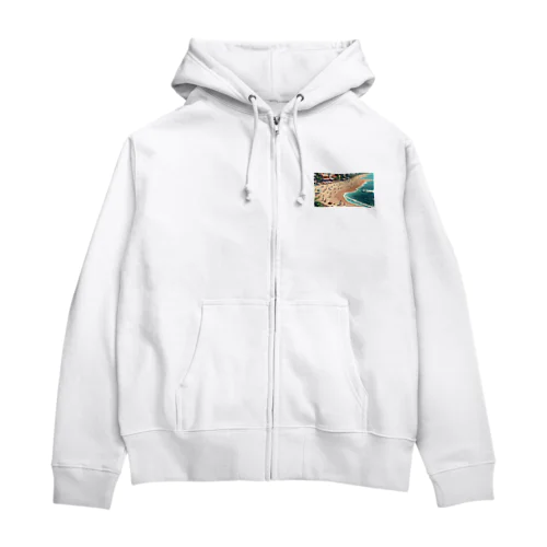 波の調べ Zip Hoodie