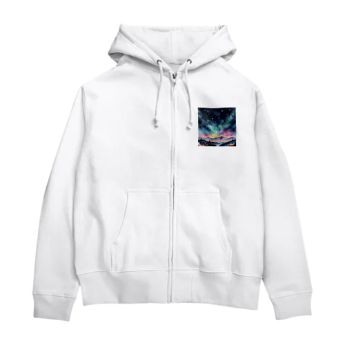 星空の魔法 Zip Hoodie