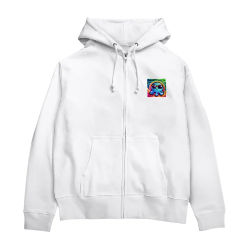 スライム Zip Hoodie