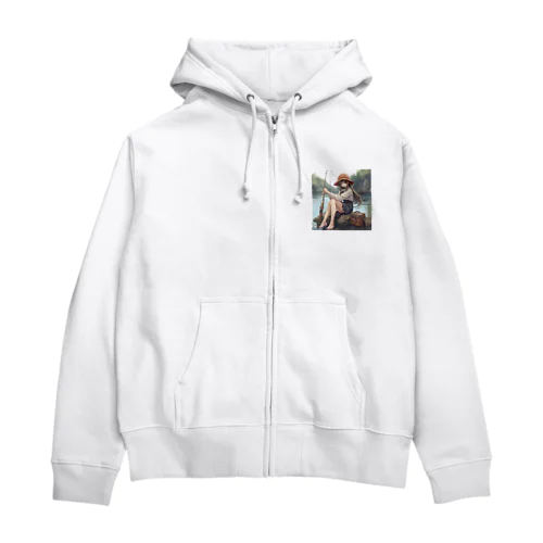 渓流ガール Zip Hoodie