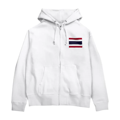 タイの国旗 Zip Hoodie