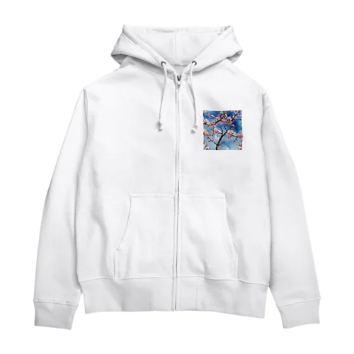 ドット絵の春_045 Zip Hoodie