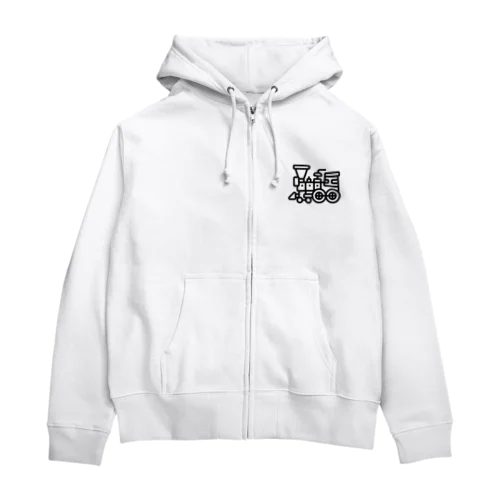 機関車グッズ Zip Hoodie