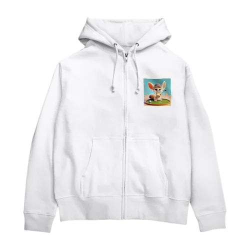 初心者ゴルファーフェネック Zip Hoodie