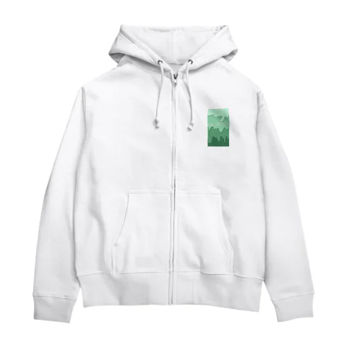 ずんだから抹茶へ、愛を込めて。 Zip Hoodie