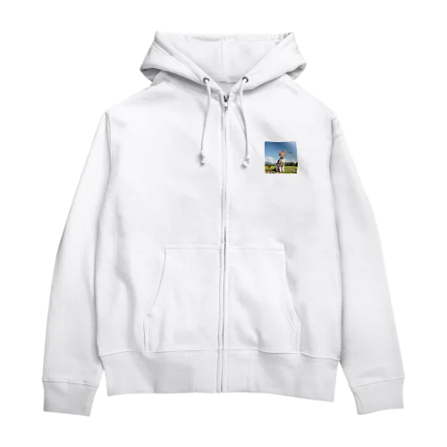 上品さんニャン Zip Hoodie