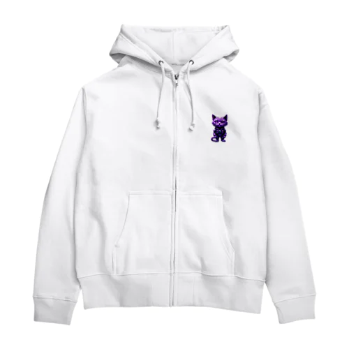 宇宙に連れてってくれる猫 Zip Hoodie