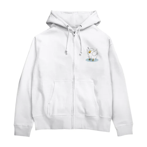 あひるさん Zip Hoodie