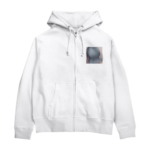 後ろ髪を引かれながら Zip Hoodie