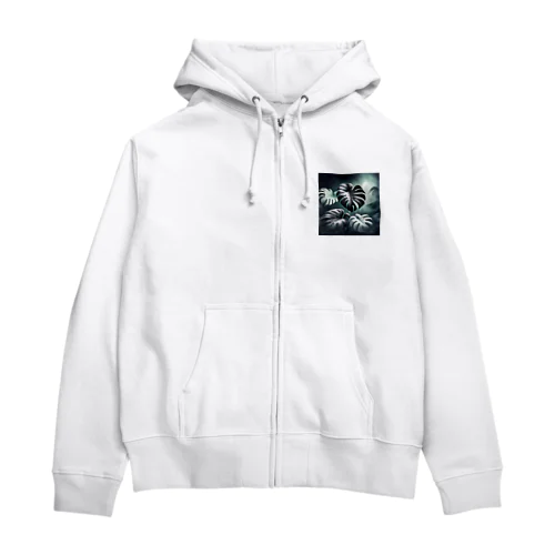 モンステラのデザイングッズ Zip Hoodie