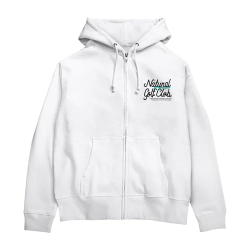 natural golf club Zip Hoodie