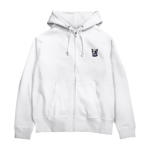 不気味で可愛いバク001 Zip Hoodie