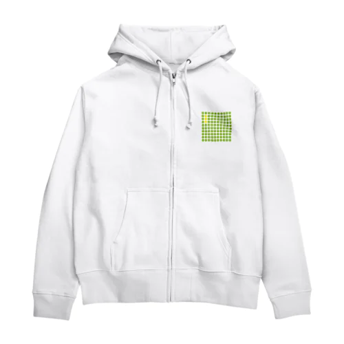 シンプルドットデザインシリーズ7 Zip Hoodie