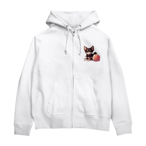 チワワ君 母の日 Zip Hoodie