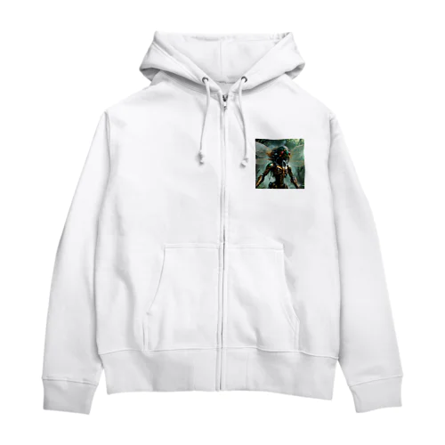 サイボーグ蝉 Zip Hoodie