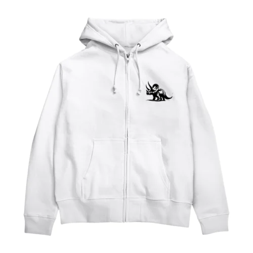 トリケラトプス Zip Hoodie