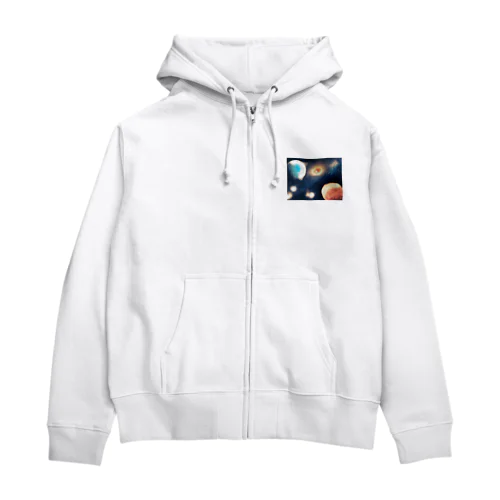 原始宇宙創造 Zip Hoodie