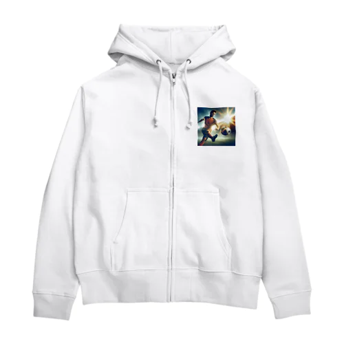 サッカーの醍醐味 Zip Hoodie