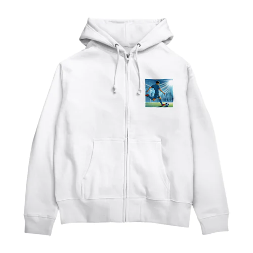 サッカー Zip Hoodie