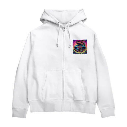 レコードのやつ Zip Hoodie