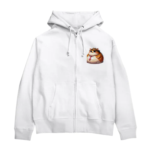 ぶっちゃん Zip Hoodie