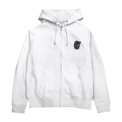 Fashion Factoryロゴ Zip Hoodie