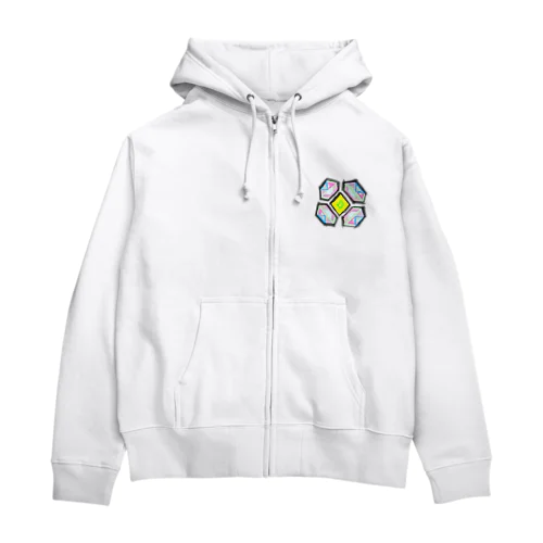 Heard Flower Zip Hoodie