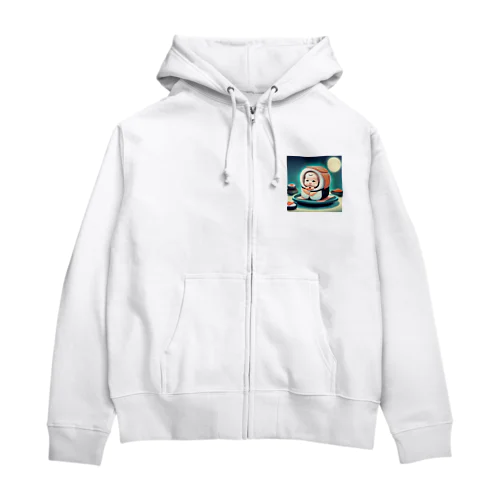 お寿司の赤ちゃん Zip Hoodie