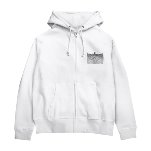 マンホールの向こう側 Zip Hoodie