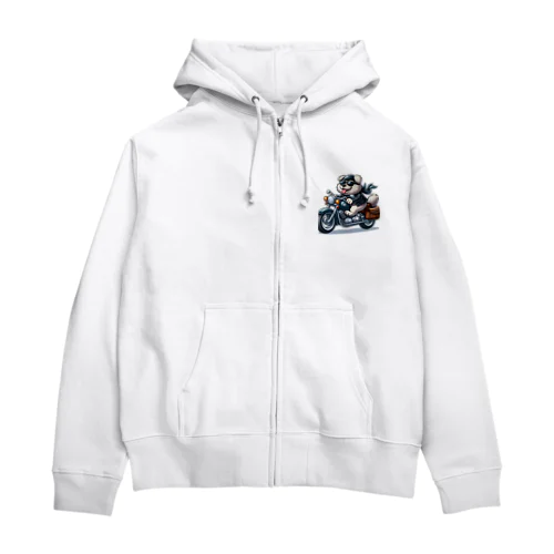 ちょい悪オヤジ犬 Zip Hoodie