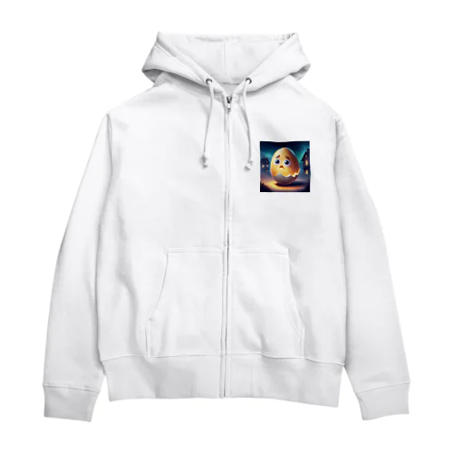 さみしげたまご Zip Hoodie