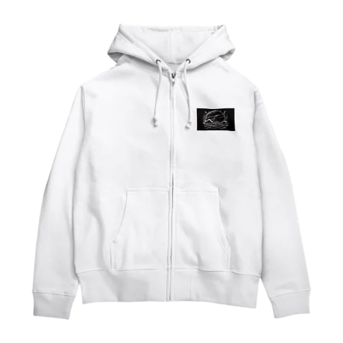 深淵のささやき Zip Hoodie