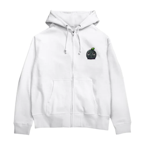 黒豆から生まれたキャラクター Zip Hoodie