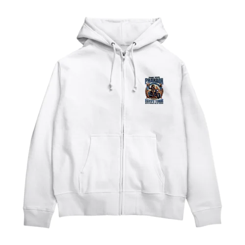 12代目ファラオ ツタンカーメンのエジプト  バイク ツアー Zip Hoodie