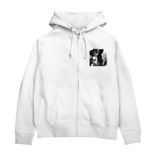 海外ガールのグッズ Zip Hoodie