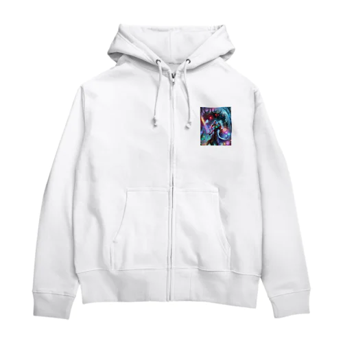 「常闇の召喚士」 Zip Hoodie