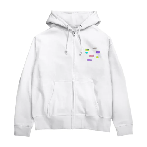 海洋 Zip Hoodie