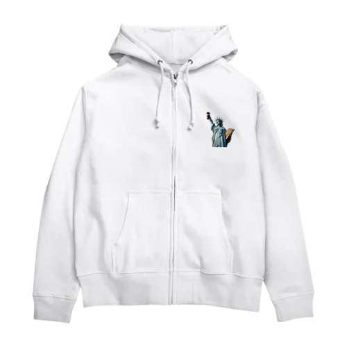 自由 Zip Hoodie