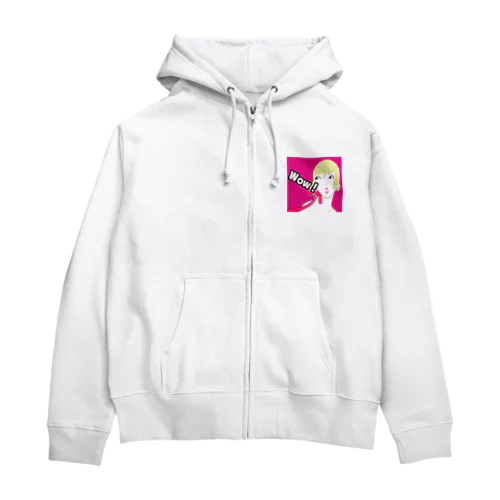 Wow！ Zip Hoodie