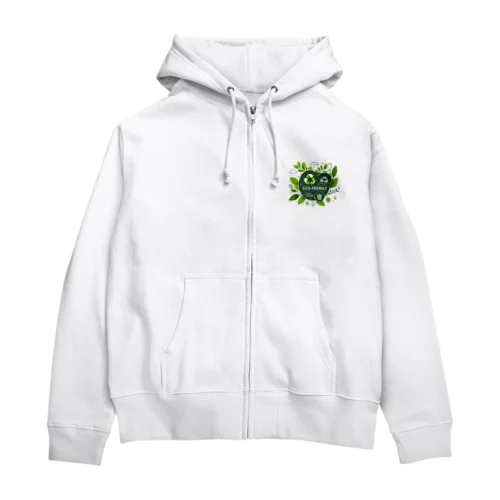 エコ・サステナブルなデザイングッズ Zip Hoodie