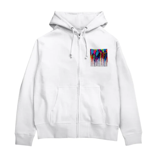 ドロップインク Zip Hoodie