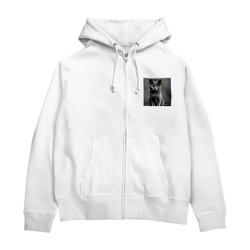 小さなシャルトリュー Zip Hoodie