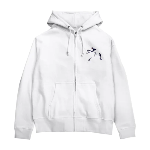 馬が好き Zip Hoodie