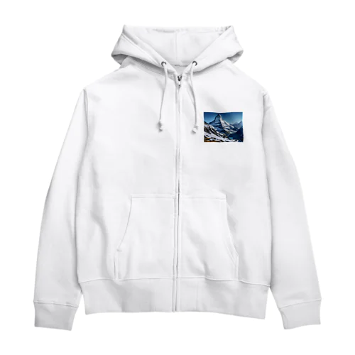 アルプスの守り手 マッターホルン Zip Hoodie