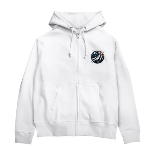 だいすきバスケットボール Zip Hoodie