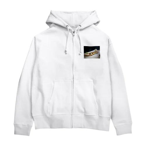 カマしたれカマスの塩焼き Zip Hoodie